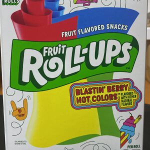 Fruit Roll-ups Blastin Berry Hot Colors 141g