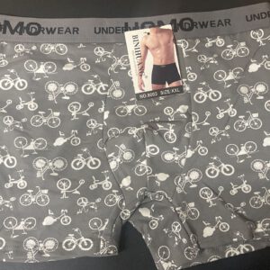 OOMO Boxershort XXL Motiv/Farbe Fahrrad-Grau