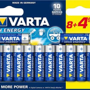 Varta High Energy AA Batterie 8+4 gratis