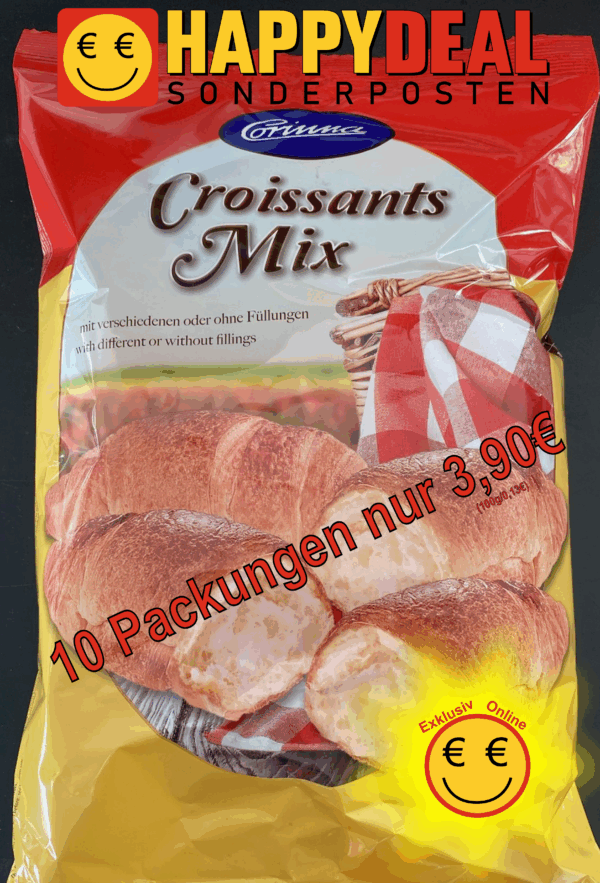 10 Packungen Croissants Mix