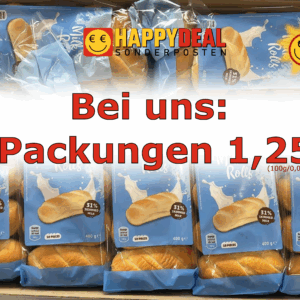 7 Packungen Milchbrötchen