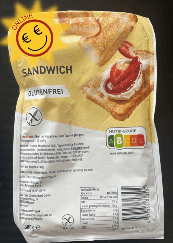 4 Packungen Sandwich – Bild 3