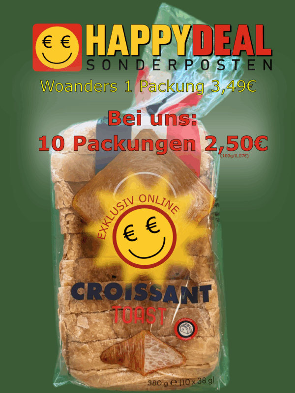 Croissant Toast 10 Packungen