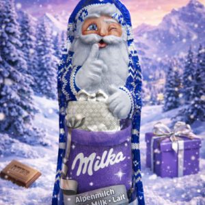 Milka Weihnachtsmann Alpenmilch