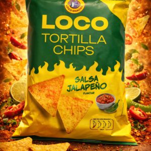 Loco Tortilla Chips Salsa Jalapeno