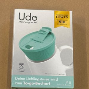 Udo Mehrwegdeckel Türkis