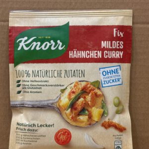 Knorr Fix Mildes Hähnchen Curry