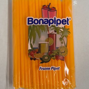 Plastik Strohhalm 100er 22cm Orange