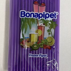 Plastik Strohhalm 100er 22cm Lila