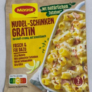 Maggi Nudel-Schinken Gratin
