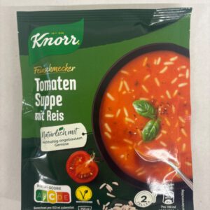 Knorr Tomatensuppe mit Reis