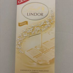 Lindt Lindor Weiss Tafel + 50g Gratis