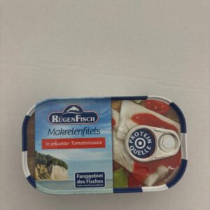 Rügenfisch Makrelenfilets in pikanter Tomatensauce