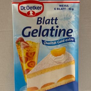 Dr. Oetker Blatt Gelatine Weiss