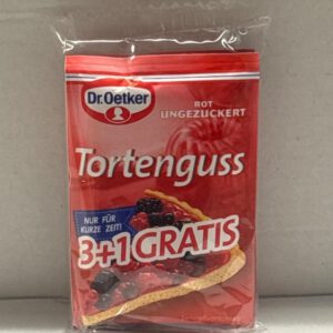 Dr. Oetker Tortenguss Rot 3 plus 1