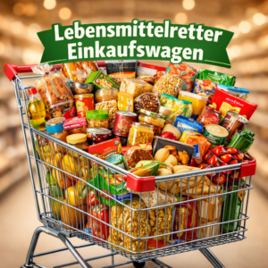 Lebensmittelretter-Einkaufswagen